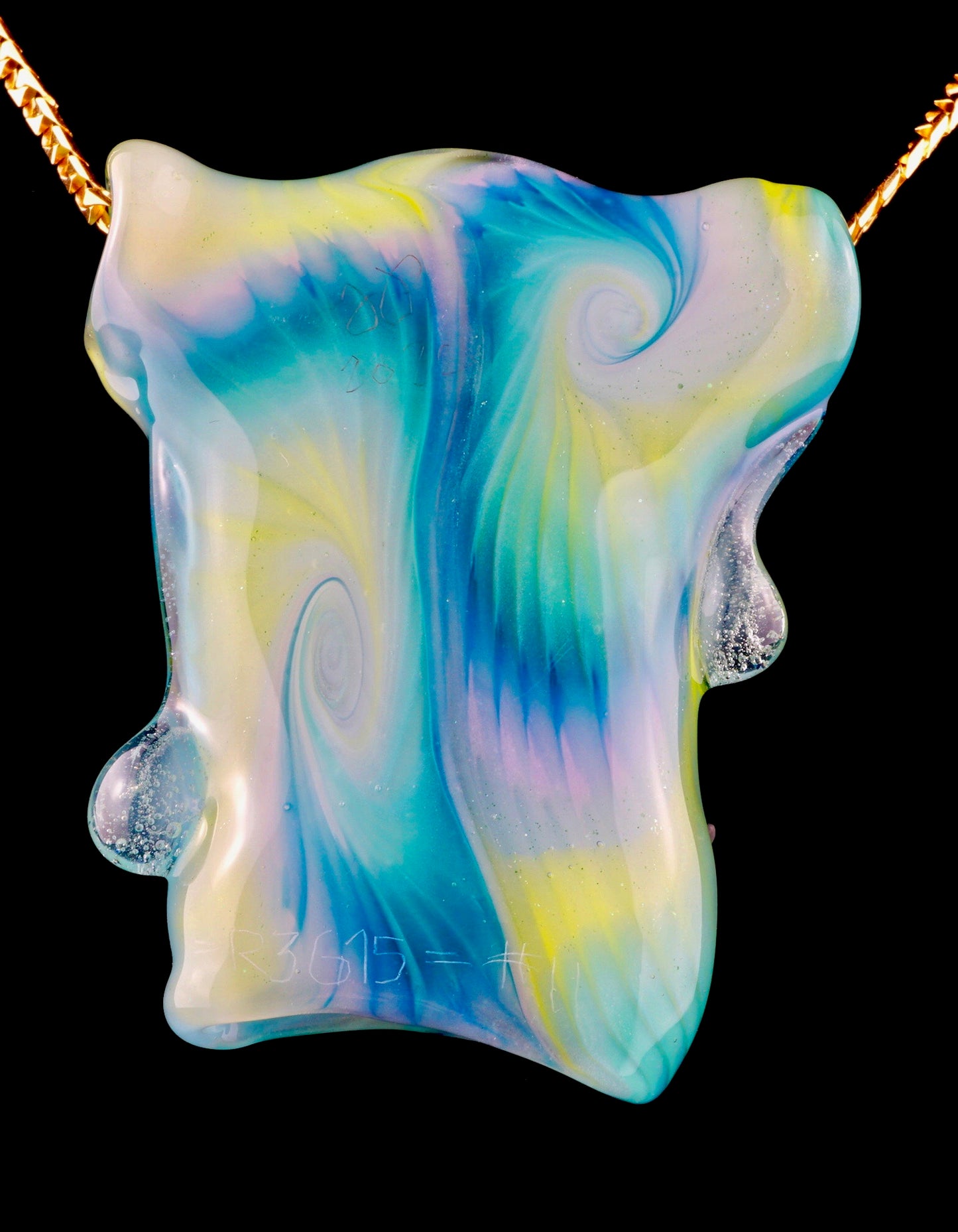 Honeycomb Tie Dye T-shirt Pendant