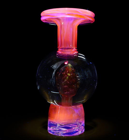 rainbow Implosion Flower Spinner Carb Cap by Steve K # 6 - Elev8